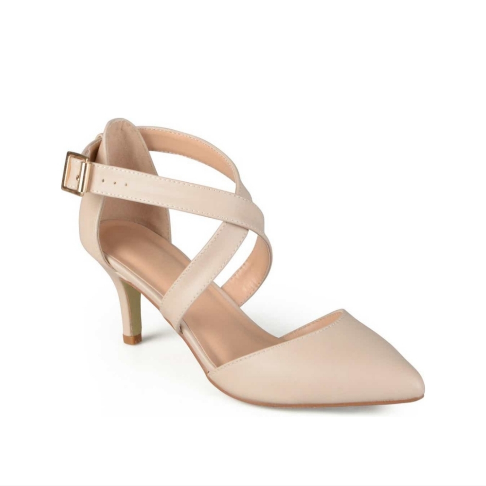 Dusty Pink / Nude | Crossover Pumps